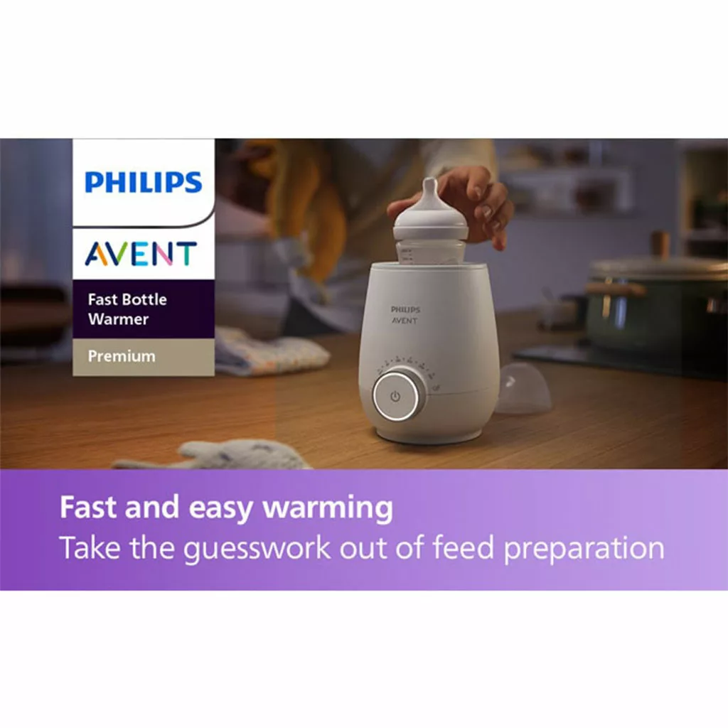 دستگاه وارمر شیرگرمکن فیلیپس اونت برقی با کنترل دمای هوشمند شیشه شیر و غذای کودک Philips avent