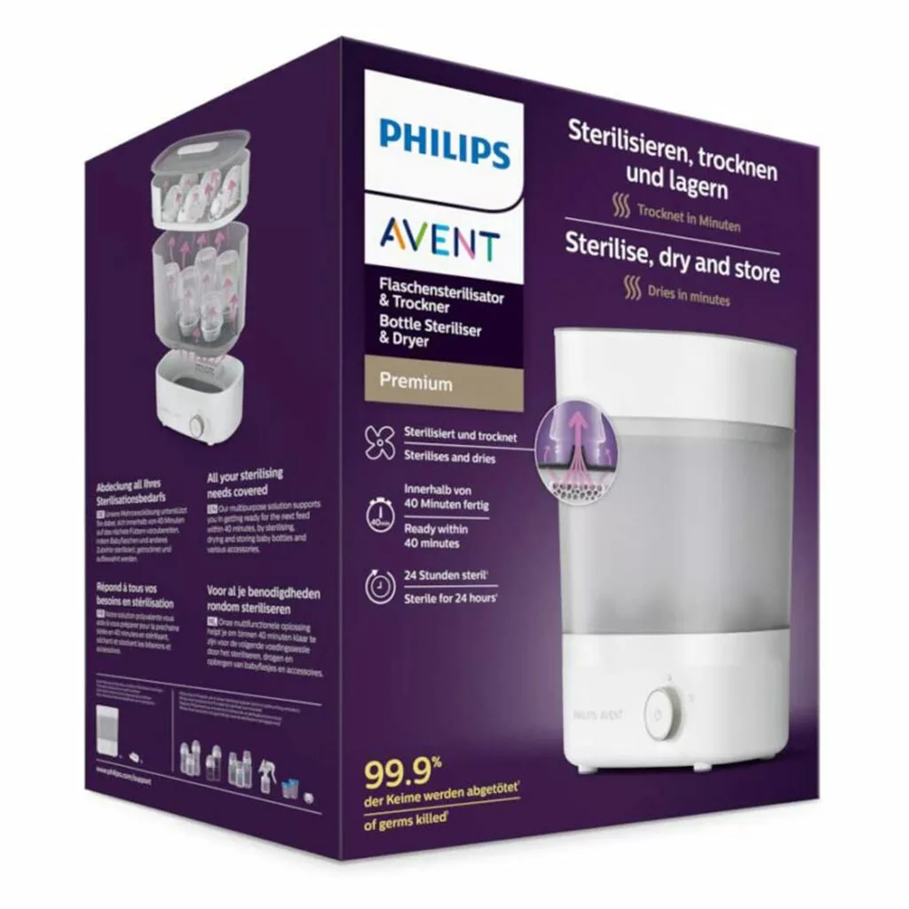 دستگاه استریل فیلیپس اونت ضدعفونی کننده بخار الکتريکی همه کاره با بخار Philips Avent
