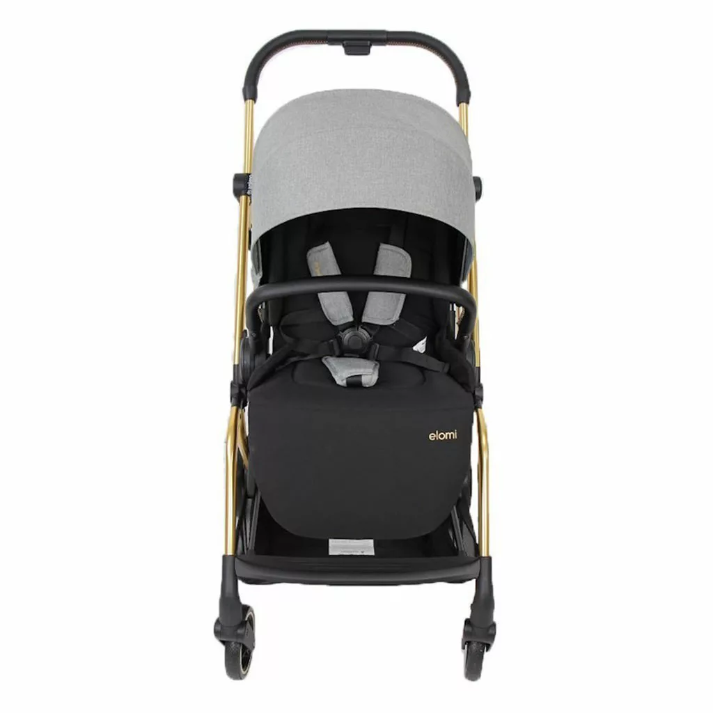 کالسکه آنیمو مدل Elomi کابین سایز تاشو مسافرتی بدنه طلایی Animo