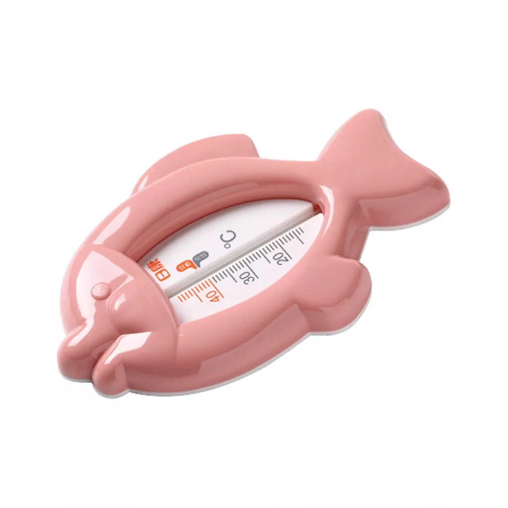 دماسنج اتاق و حمام کودک Rovco طرح ماهی بدون جیوه، مناسب نوزاد، ضد آب