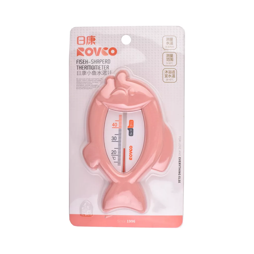 دماسنج حمام و اتاق کودک Rovco طرح ماهی بدون جیوه