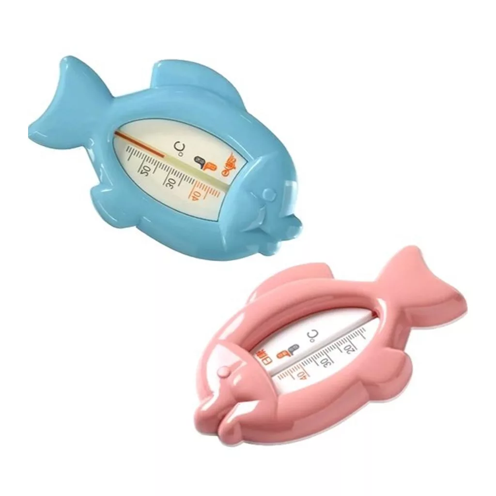 دماسنج اتاق و حمام کودک Rovco طرح ماهی بدون جیوه، مناسب نوزاد، ضد آب