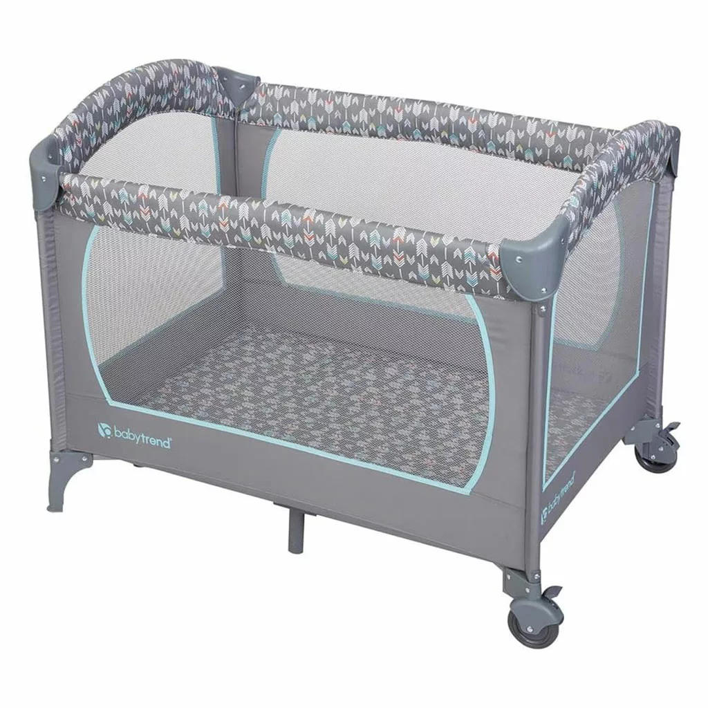 تخت پارک بیبی ترند Deluxe Nursery Center فلش سرخ پوستی موش BabyTrend