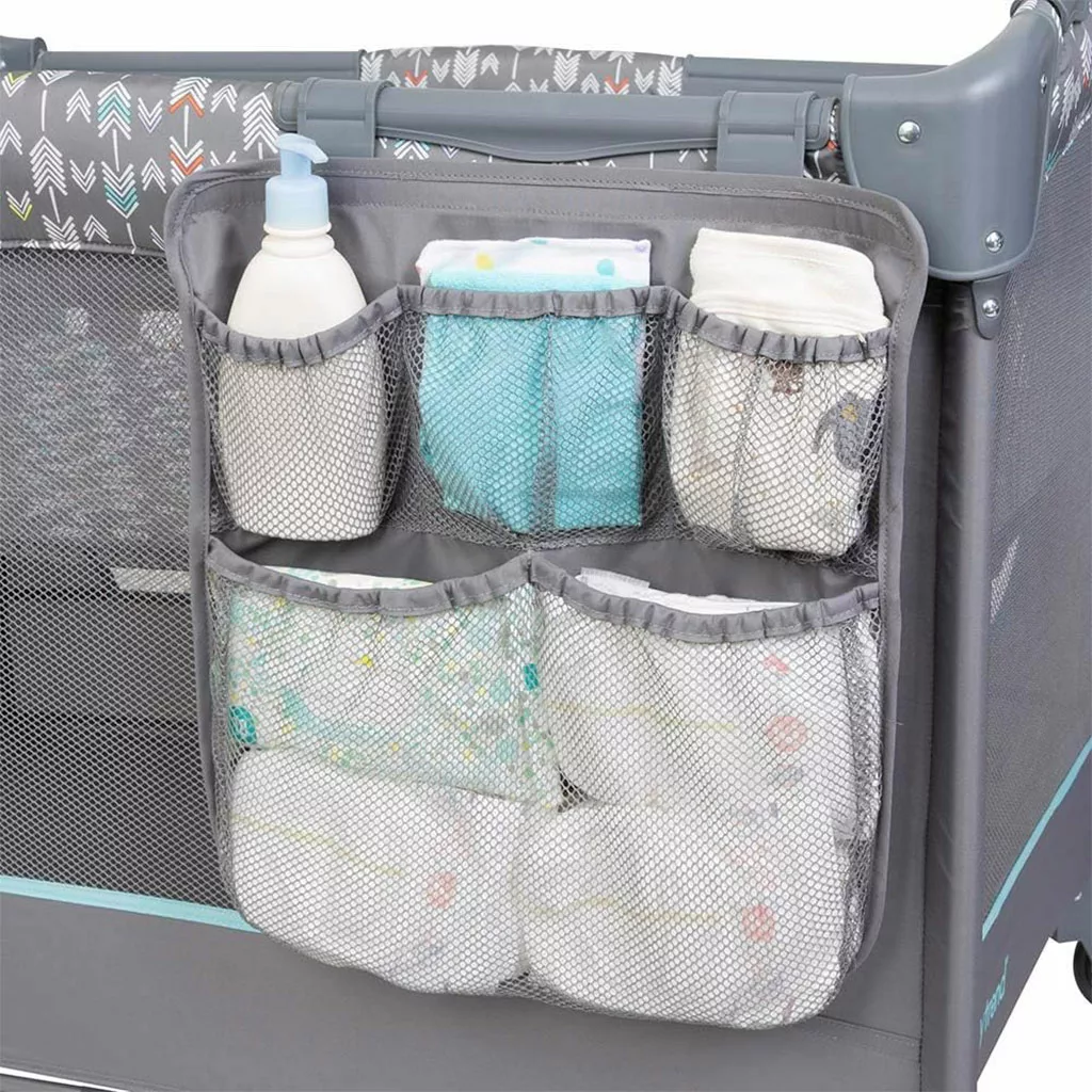 تخت پارک بیبی ترند Deluxe Nursery Center فلش سرخ پوستی موش BabyTrend