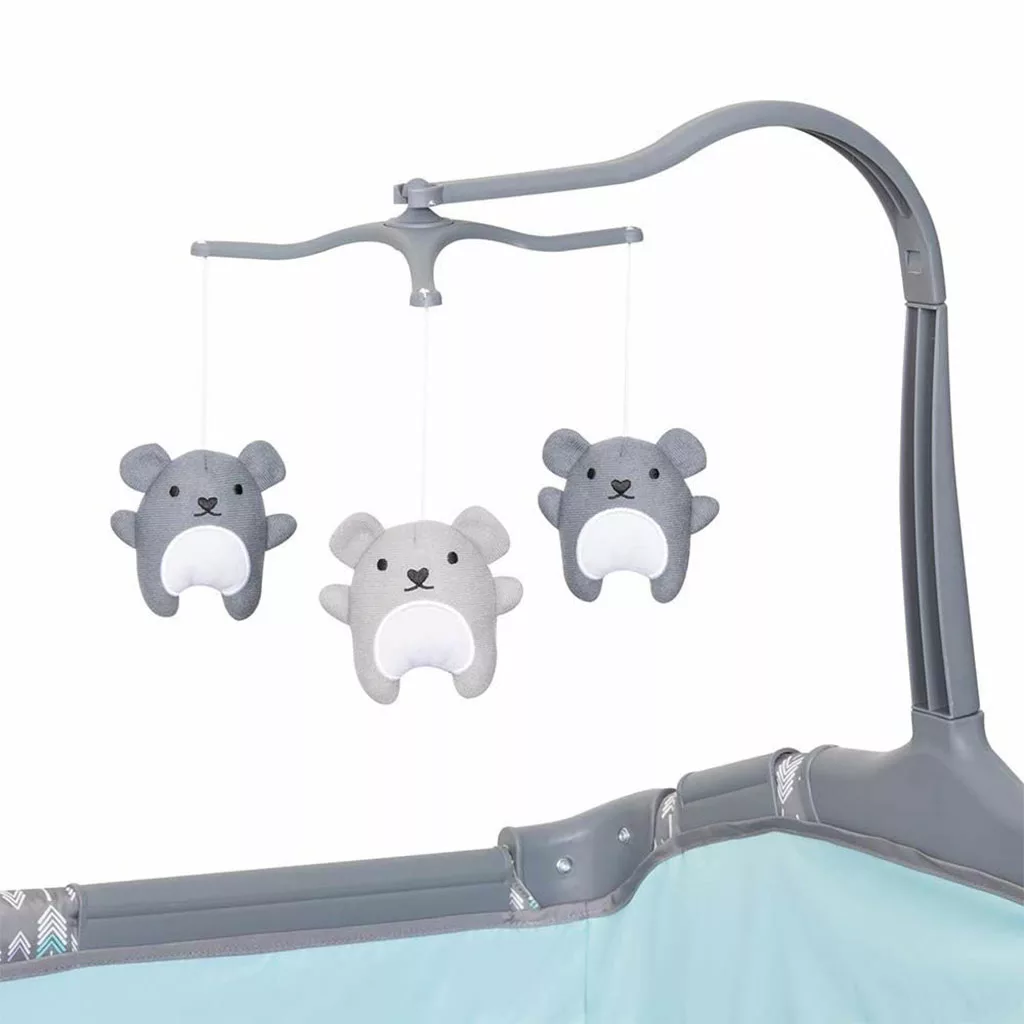 تخت پارک بیبی ترند Deluxe Nursery Center فلش سرخ پوستی موش BabyTrend