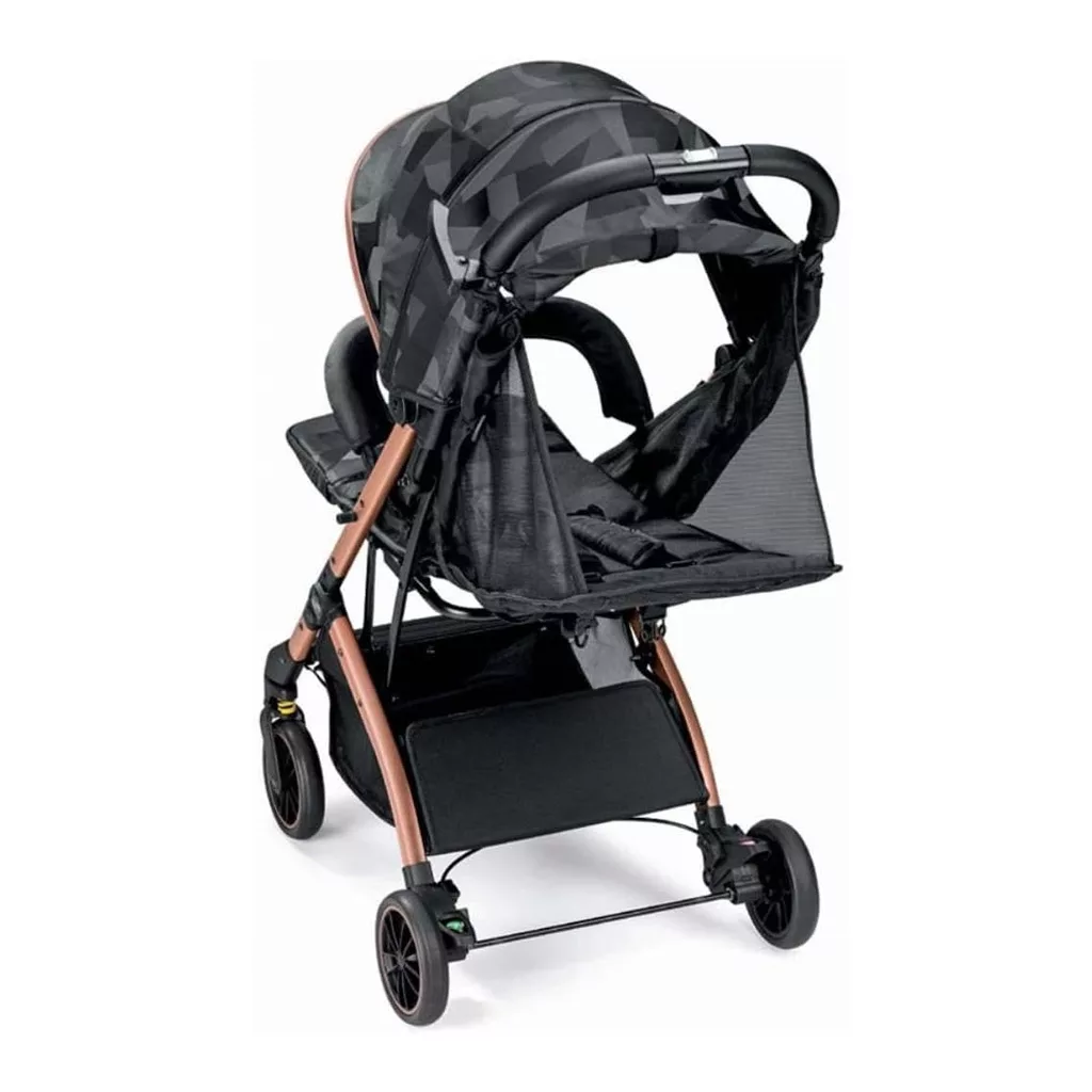 کالسکه مسافرتی کابین سایز تاشو Compass 2 جاکارد هندسی دسته عصایی Cam