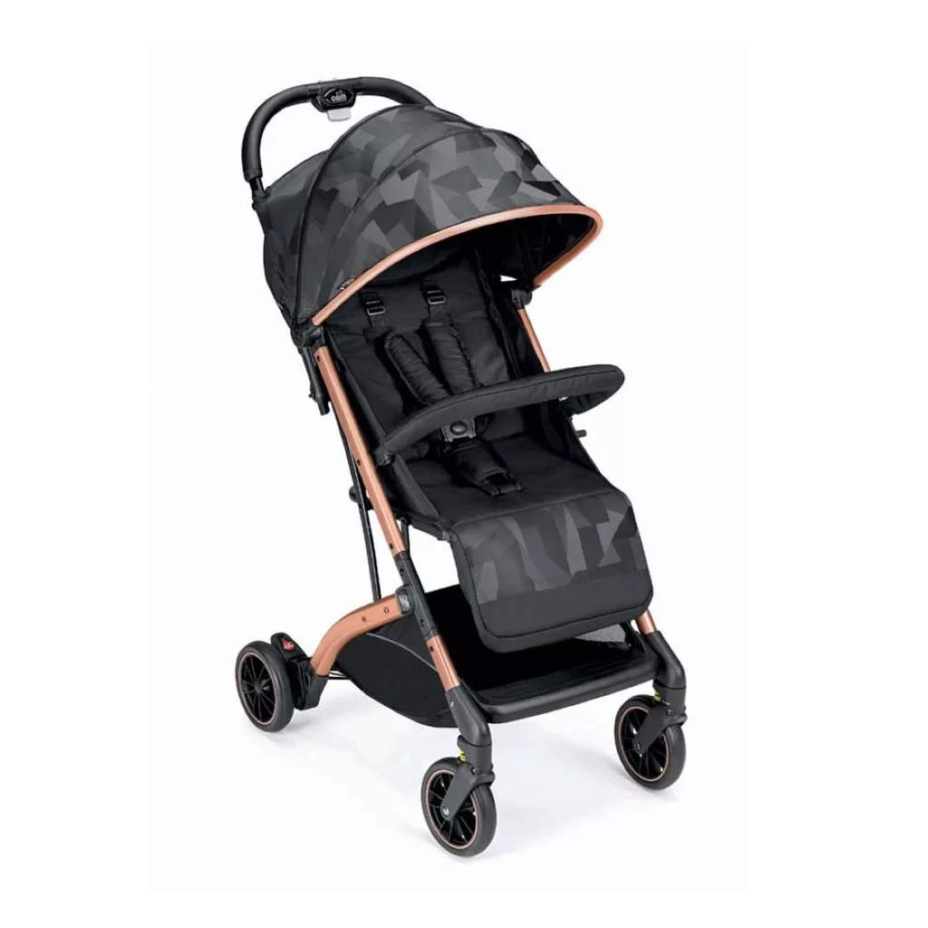 کالسکه مسافرتی کابین سایز تاشو Compass 2 جاکارد هندسی دسته عصایی Cam