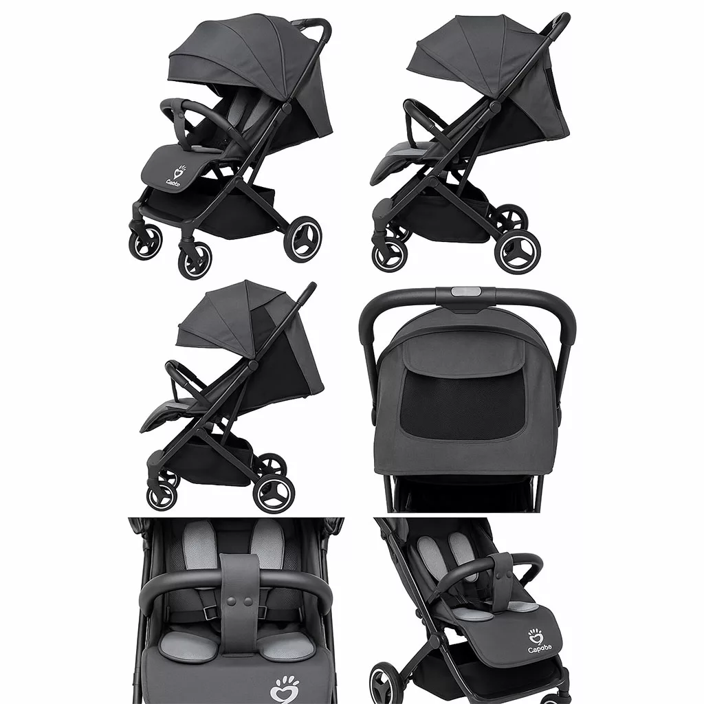 کالسکه مسافرتی دسته‌عصایی کاپلا دسته عصایی تاشو كابين ساز Capella S210 travel stroller Ako