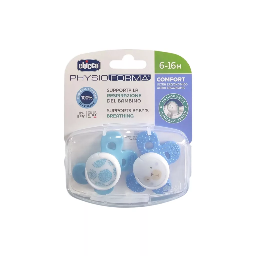 پستانک چیکو 2Chicco عددی  16-6ماه فیزیو فورما Physio Forma Comfort