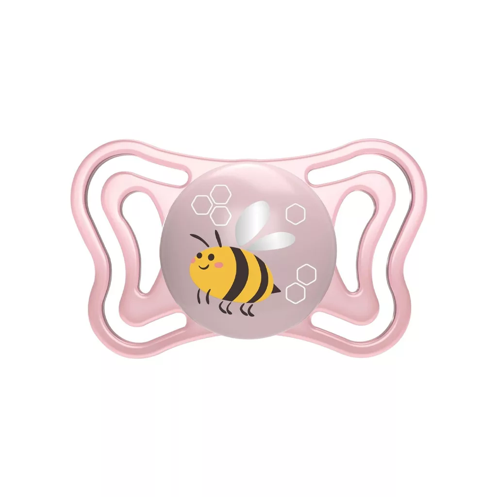 پستانک 2عددی فیزیو فورما لایت Physio Forma Light زنبور قلب Honey چیکو 6-2ماه Chicco