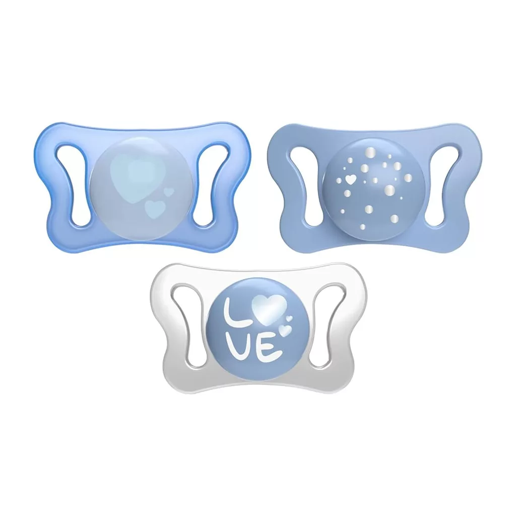 پستانک 2عددی فیزیو فورما ميکرو Physio Forma Micro قلب Love چیکو 2-0ماه Chicco