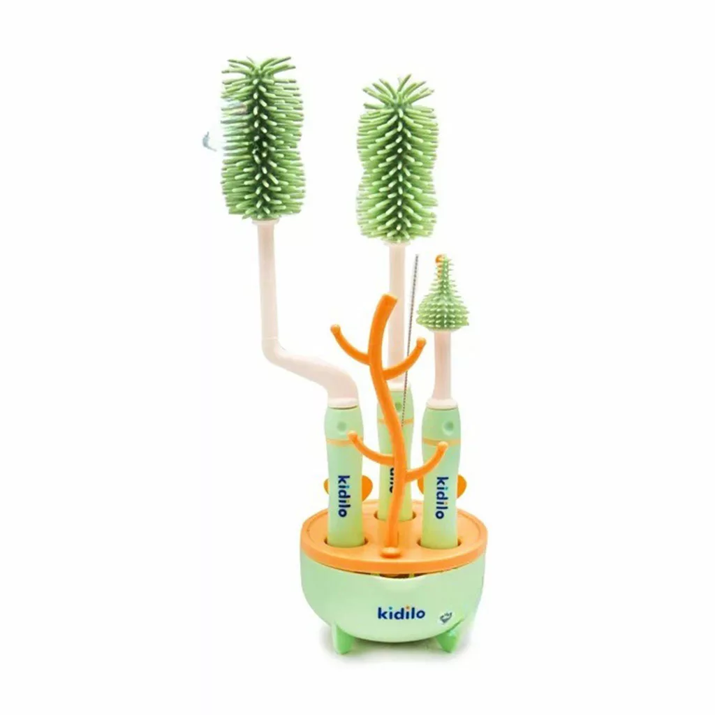 ست برس شیشهشور و آبچکان ۸ تکه نوزاد Kidilo مدل KD-6016