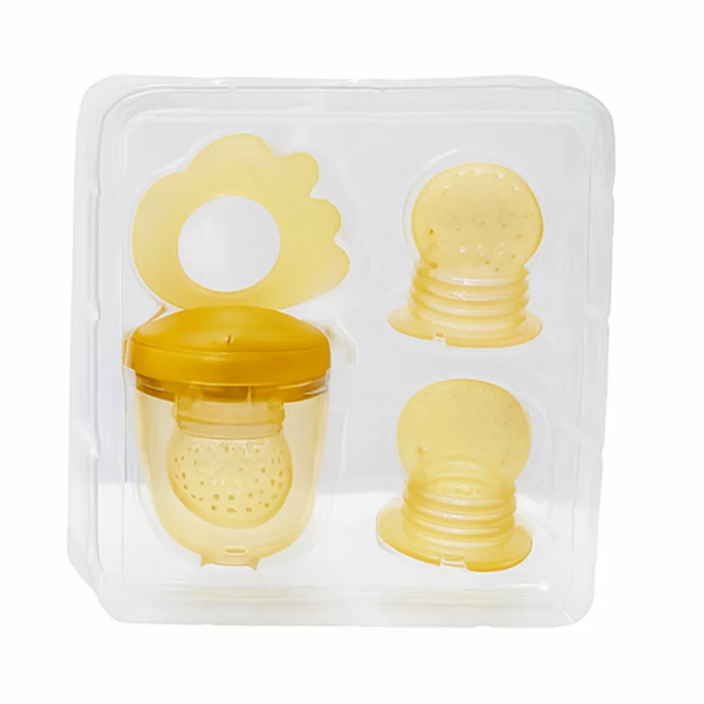 پستانک تغذیه فیدینگ میوه غذا خوری کیدیلو موم عسل 3سایزه Kidilo