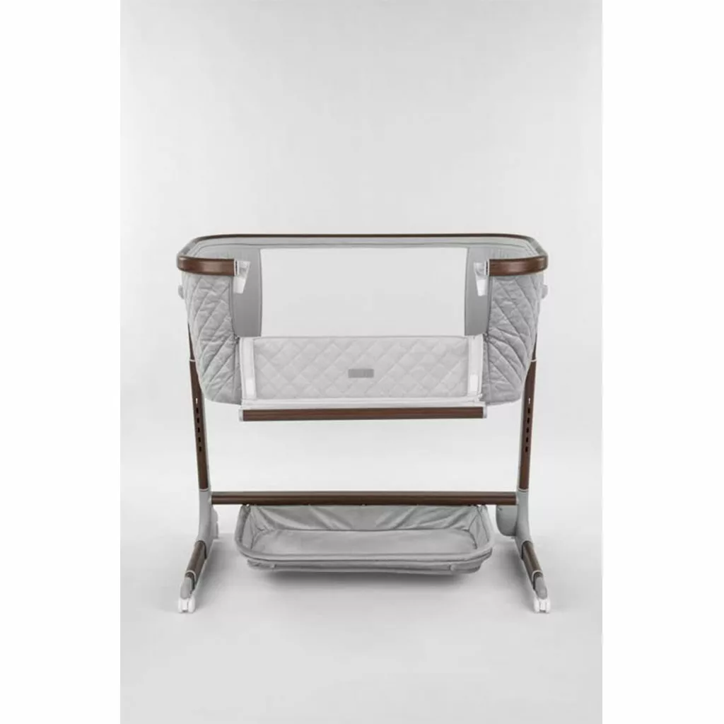 گهواره تخت کنار مادر برقی مونته مدل Orea پایه طرح چوب 5 سرعته Monte