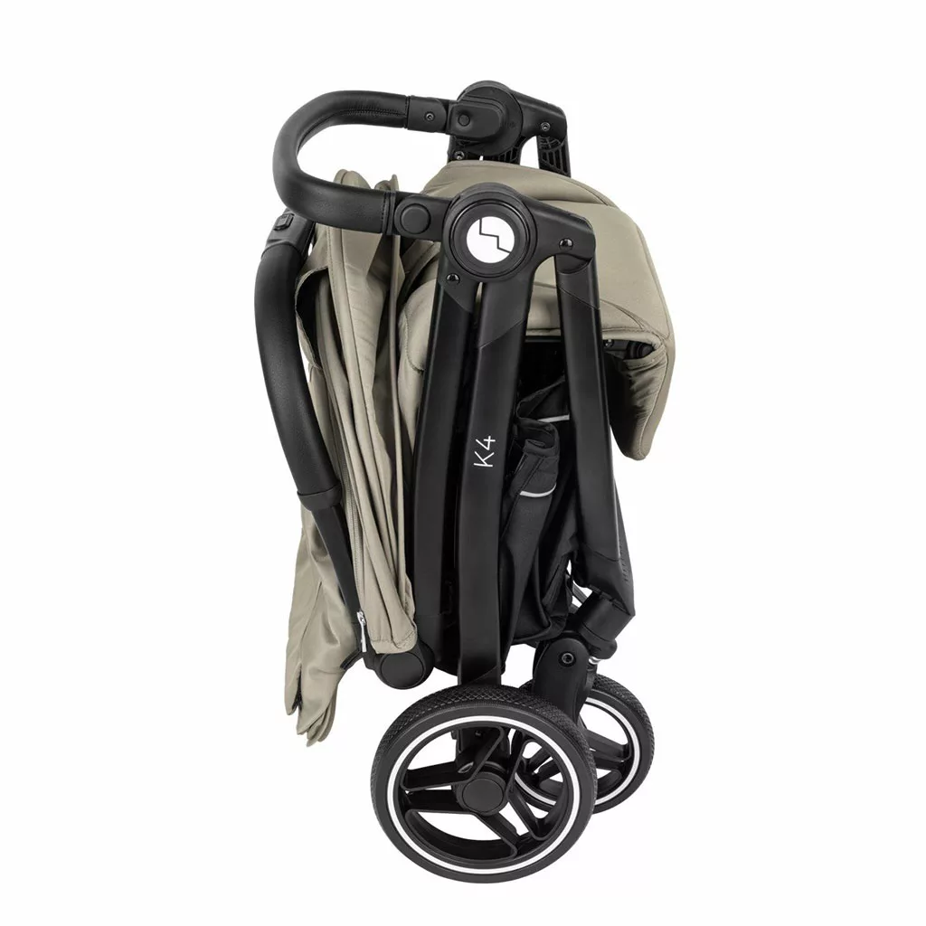 کالسکه مسافرتی کابین سایز تاشو مونته دسته عصایی بدنه مشکی Monte