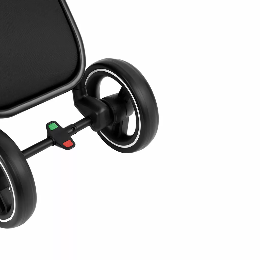 کالسکه مسافرتی کابین سایز تاشو مونته دسته عصایی بدنه مشکی Monte