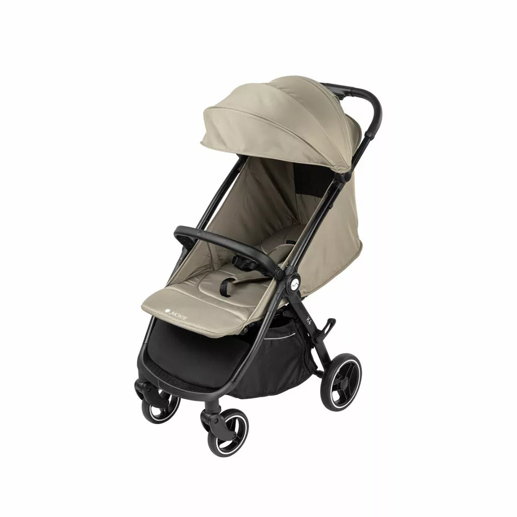 کالسکه مسافرتی کابین سایز تاشو مونته دسته عصایی بدنه مشکی Monte