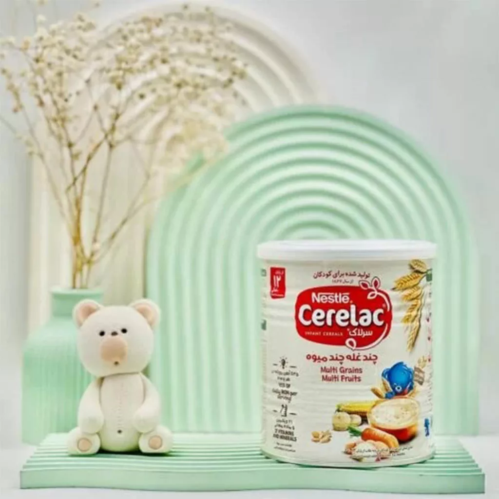 سرلاک 12+ماه چندغله چندمیوه 400گرم نستله NESTLE