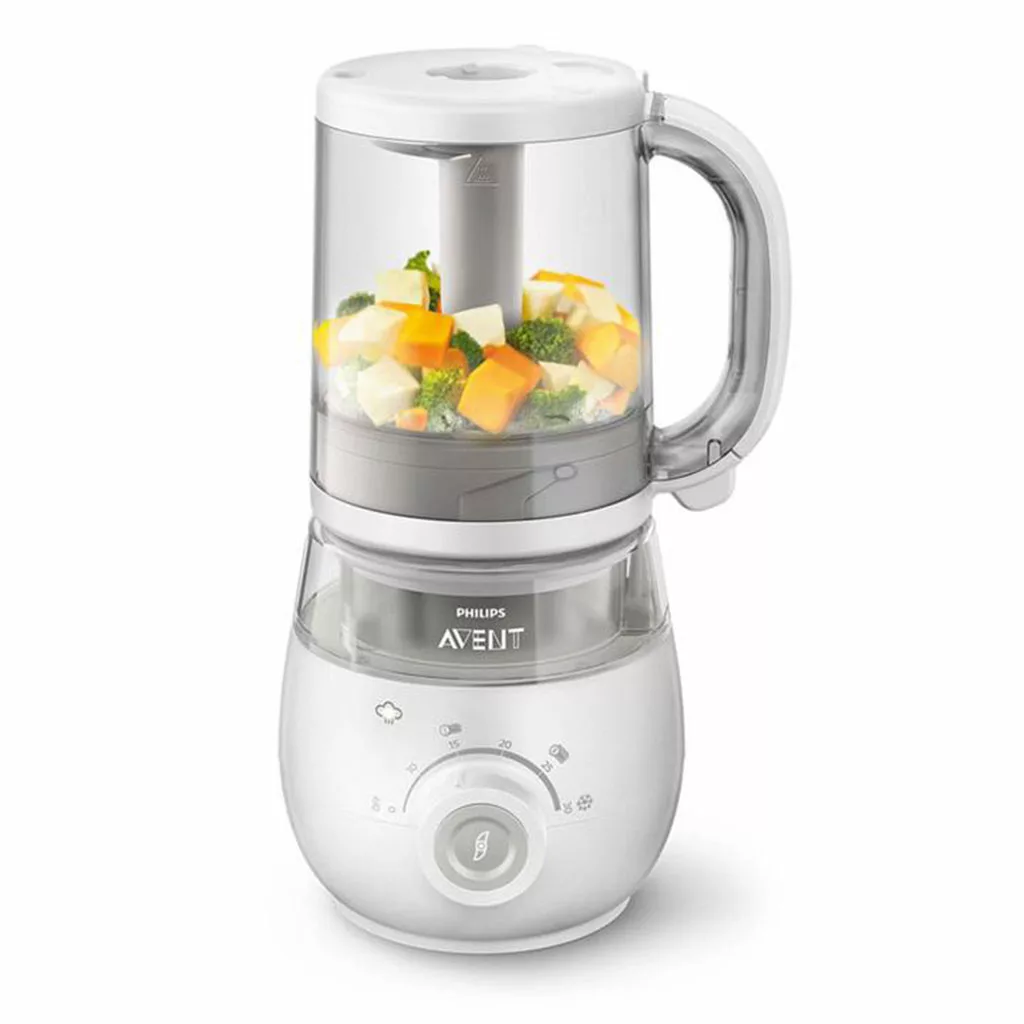 دستگاه غذاساز اونت 4در1 بخارپز خردکن مخلوط کن steamer blender premium Avent
