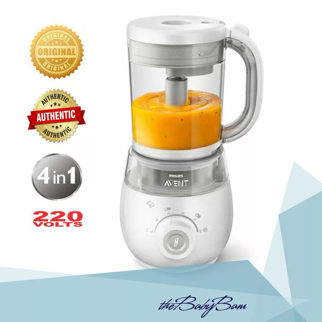 دستگاه غذاساز اونت 4در1 بخارپز خردکن مخلوط کن steamer blender premium Avent