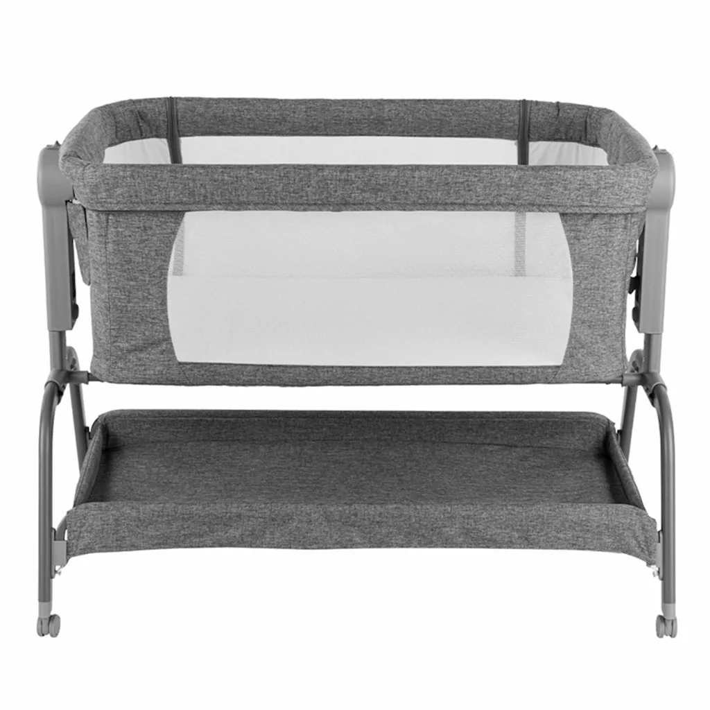 تخت کنار مادر آنیمو 3در1 مدل MEDO با تشک ثابت و حالت گهواره‌ای