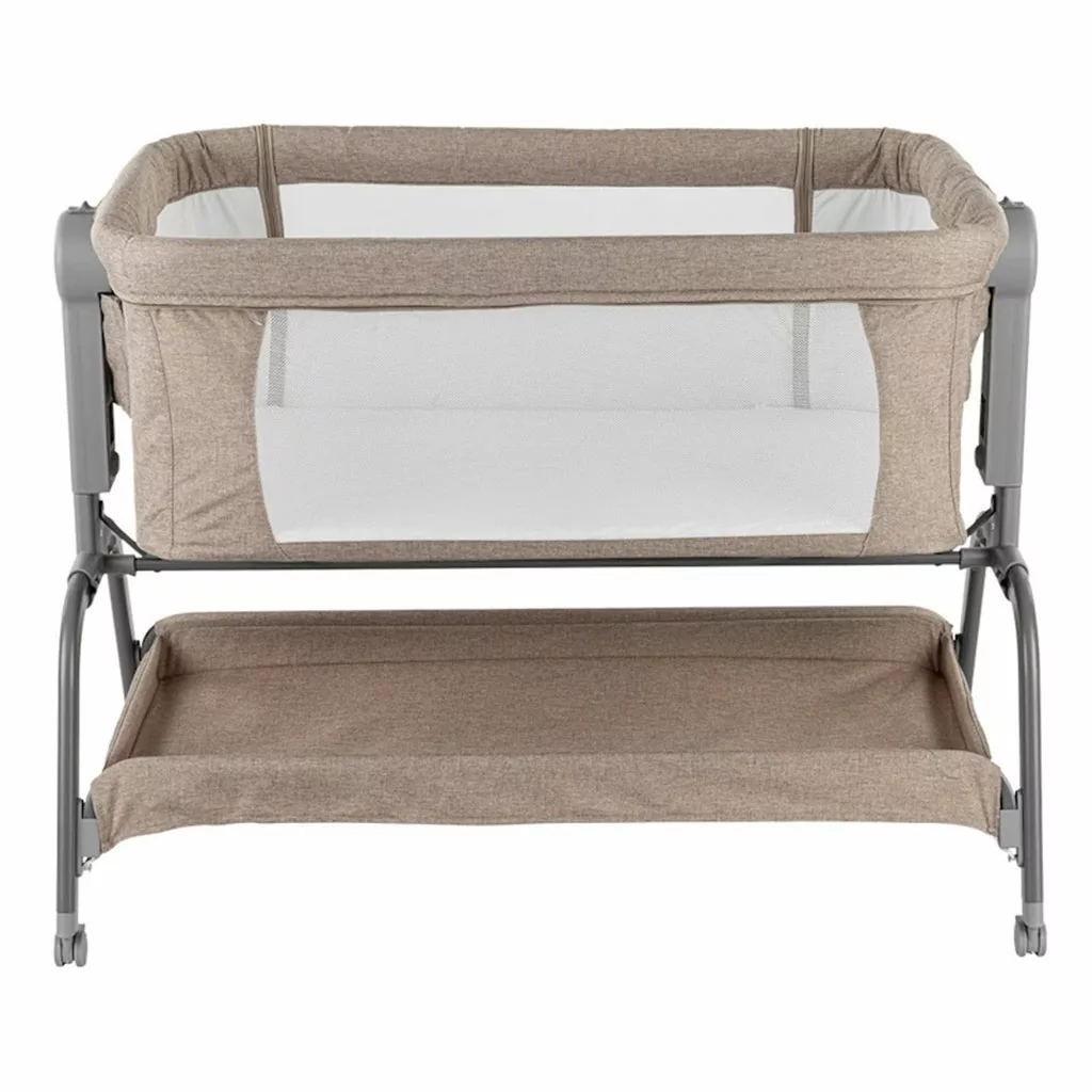 تخت کنار مادر آنیمو 3در1 مدل MEDO با تشک ثابت و حالت گهواره‌ای