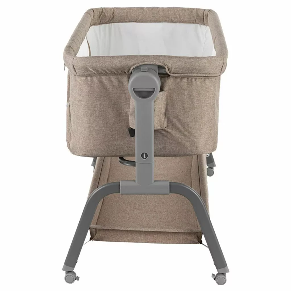 تخت کنار مادر آنیمو 3در1 مدل MEDO با تشک ثابت و حالت گهواره‌ای