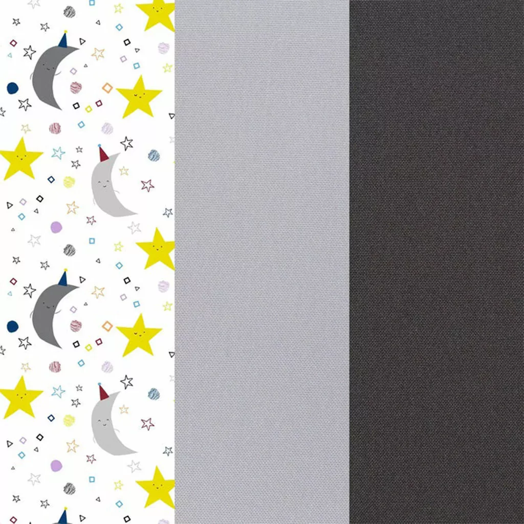 تخت پارک بیبی ترند مدل Lil Snooze Deluxe II Nursery Center Twinkle Little Moon babytrend