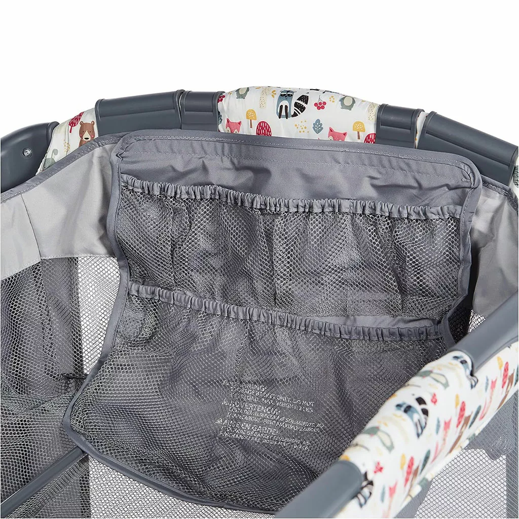 تخت پارک بیبی ترند مدل Nursery Center/ Playard خرس روباه babytrend