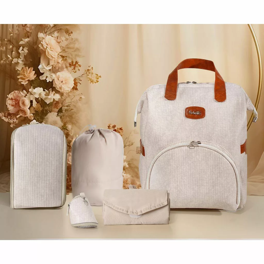 ساک لوازم کوله ای ببتو مدل لوکاس Lucas نما چرم Bebetto