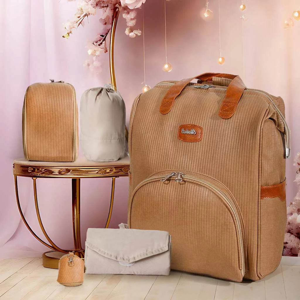 ساک لوازم کوله ای ببتو مدل لوکاس Lucas نما چرم Bebetto