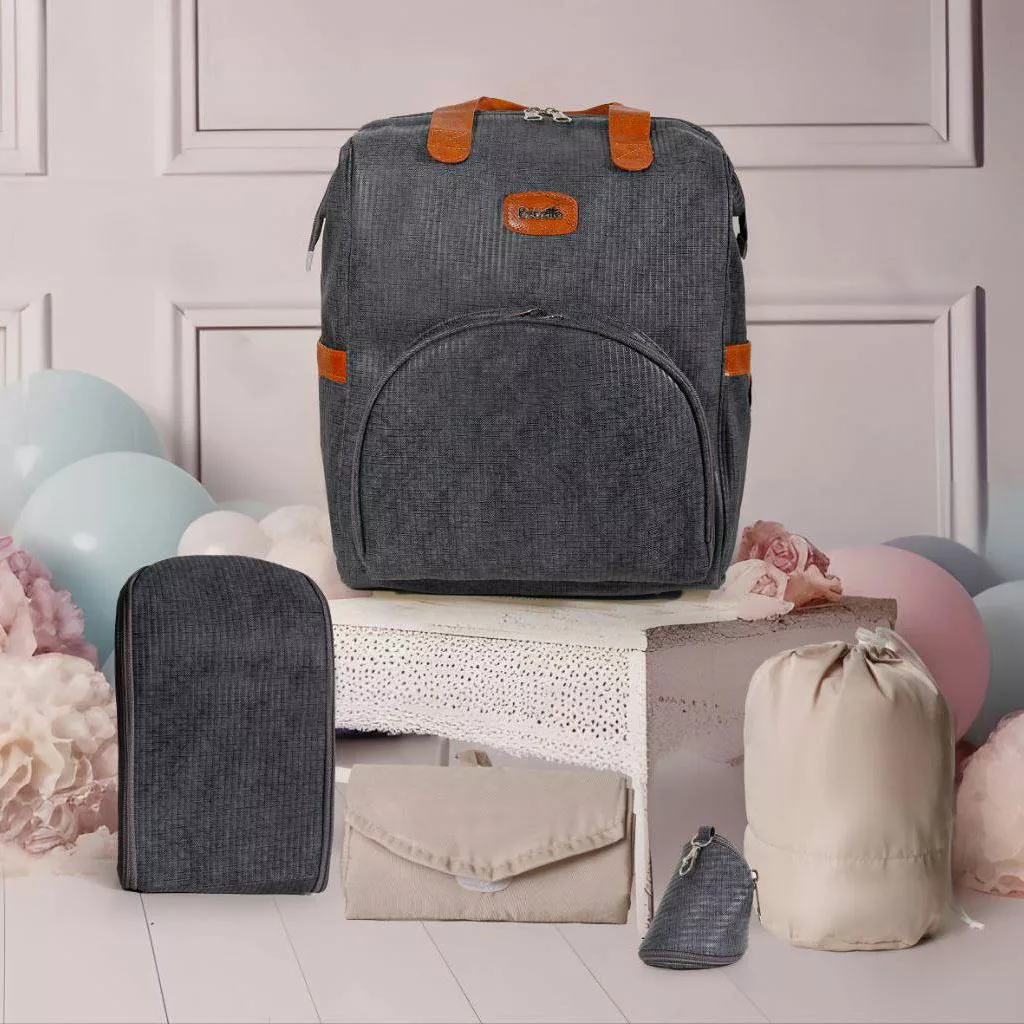 ساک لوازم کوله ای ببتو مدل لوکاس Lucas نما چرم Bebetto