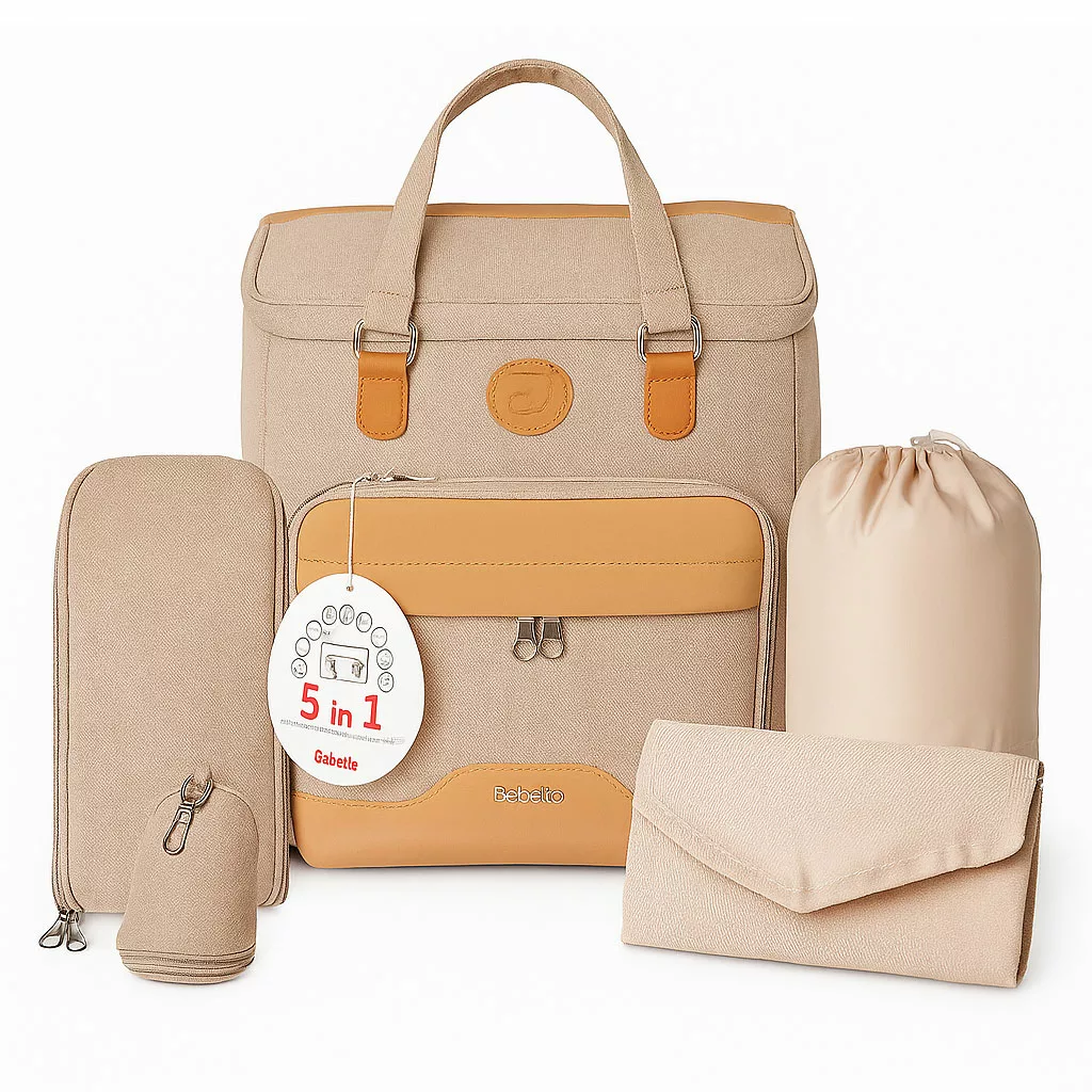 ساک لوازم کوله ای ببتو مدل تینو Tino آکسفورد نما چرم Bebetto