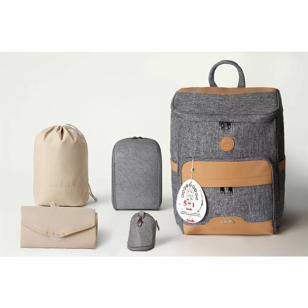 ساک لوازم کوله ای ببتو مدل تینو Tino آکسفورد نما چرم Bebetto