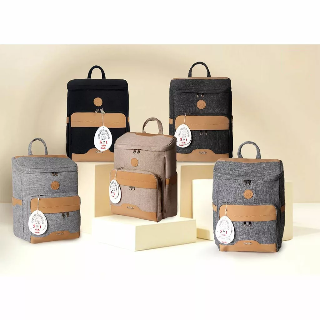 ساک لوازم کوله ای ببتو مدل تینو Tino آکسفورد نما چرم Bebetto