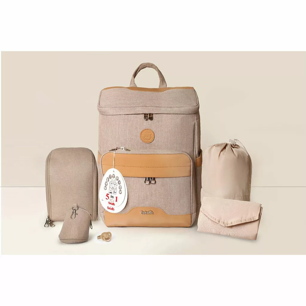 ساک لوازم کوله ای ببتو مدل تینو Tino آکسفورد نما چرم Bebetto