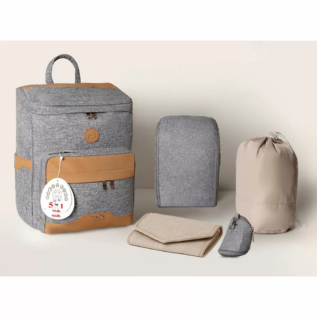 ساک لوازم کوله ای ببتو مدل تینو Tino آکسفورد نما چرم Bebetto