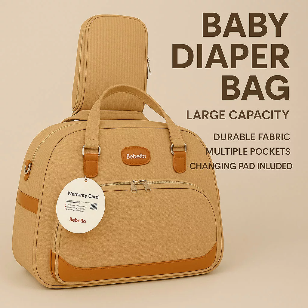 ساک لوازم ببتو مدل لوکاس Lucas نما چرم Bebetto