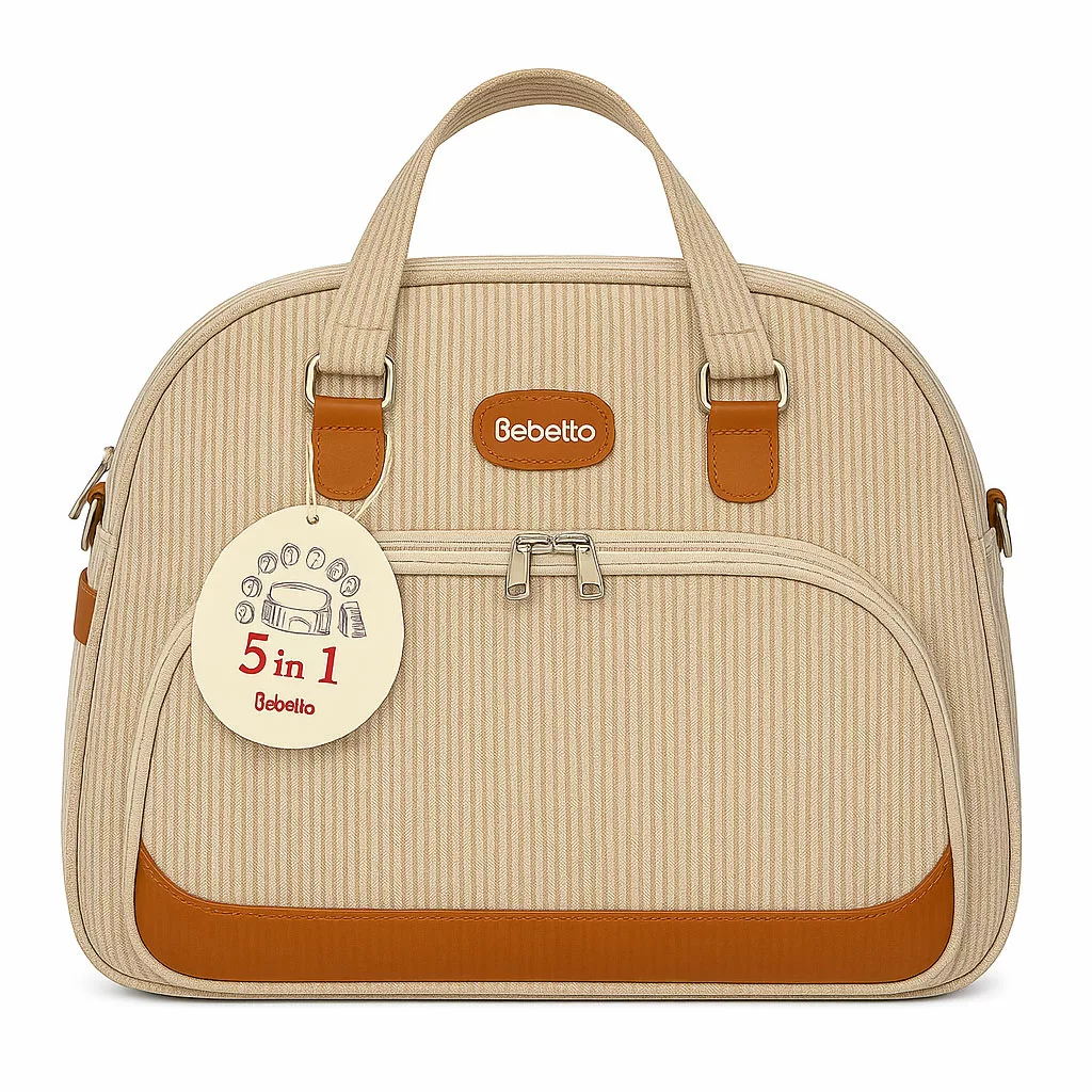 ساک لوازم ببتو مدل لوکاس Lucas نما چرم Bebetto