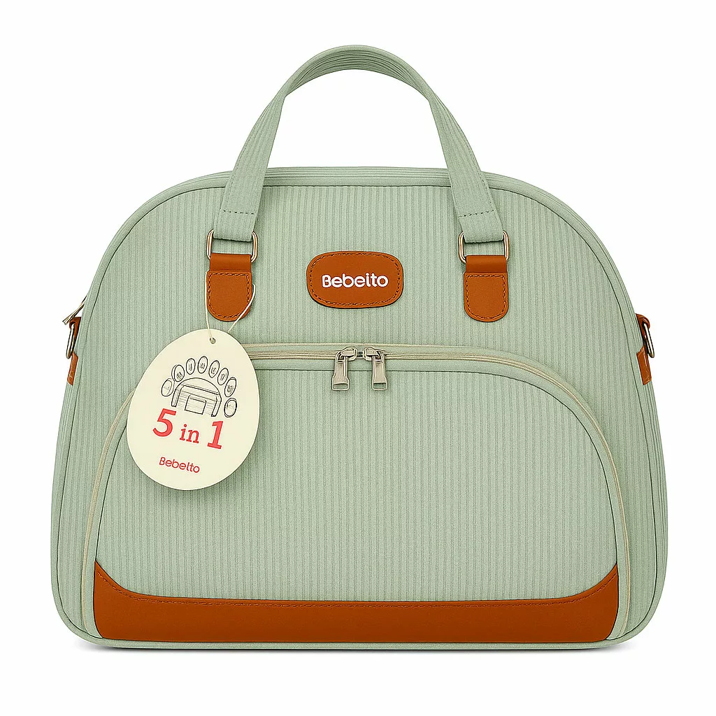 ساک لوازم ببتو مدل لوکاس Lucas نما چرم Bebetto