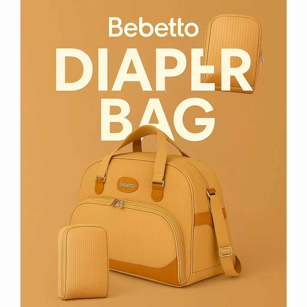 ساک لوازم ببتو مدل لوکاس Lucas نما چرم Bebetto