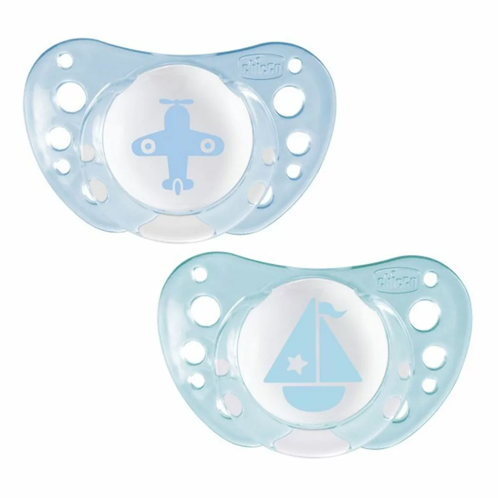 پستانک 2عددک فیزیو فورما Physio Forma Air قایق هواپیما چیکو 6-0ماه Chicco