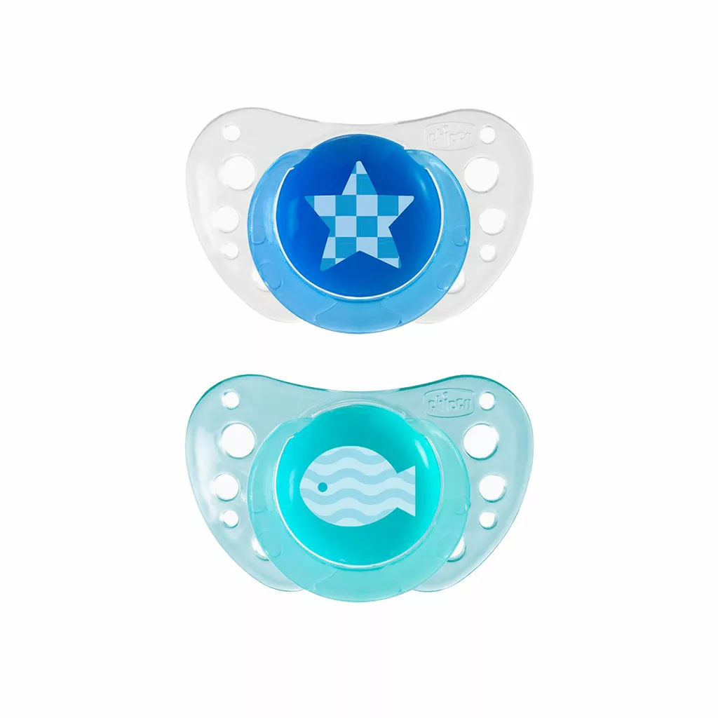 پستانک 2عددی فیزیو فورما Physio Forma Air ستاره ماهی چیکو 16-6ماه Chicco
