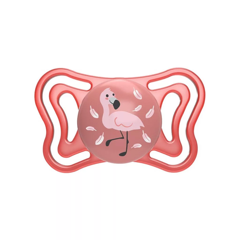 پستانک 2عددی فیزیو فورما لایت Physio Forma Light پر قو فلامینگو چیکو 16-6ماه Chicco