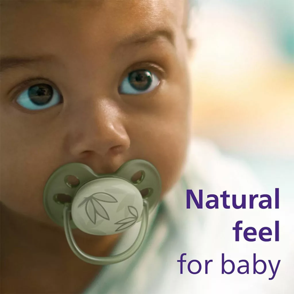 پستانک اونت 2 عددی Ultra Soft اولترا سافت 0-6 ماه طرح طوطی و برگ Philips Avent