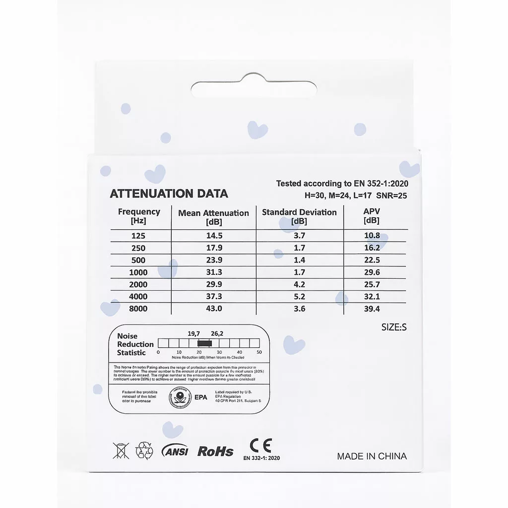 محافظ گوش نوزاد و کودک (Baby Earmuff) ضد صدا – استاندارد EN 352-1:2020 – SNR 25dB + کیف حمل (little ears)