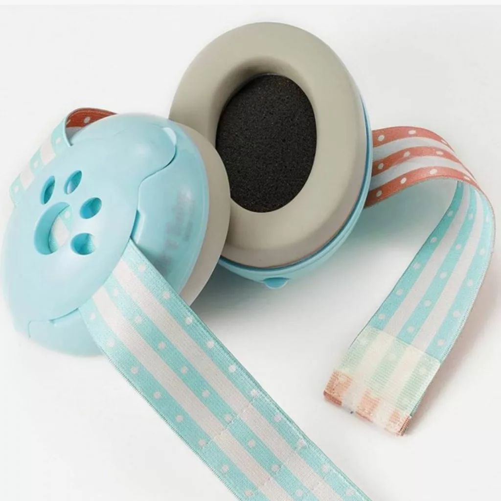 محافظ گوش نوزاد و کودک (Baby Earmuff) ضد صدا – استاندارد EN 352-1:2020 – SNR 25dB + کیف حمل (little ears)