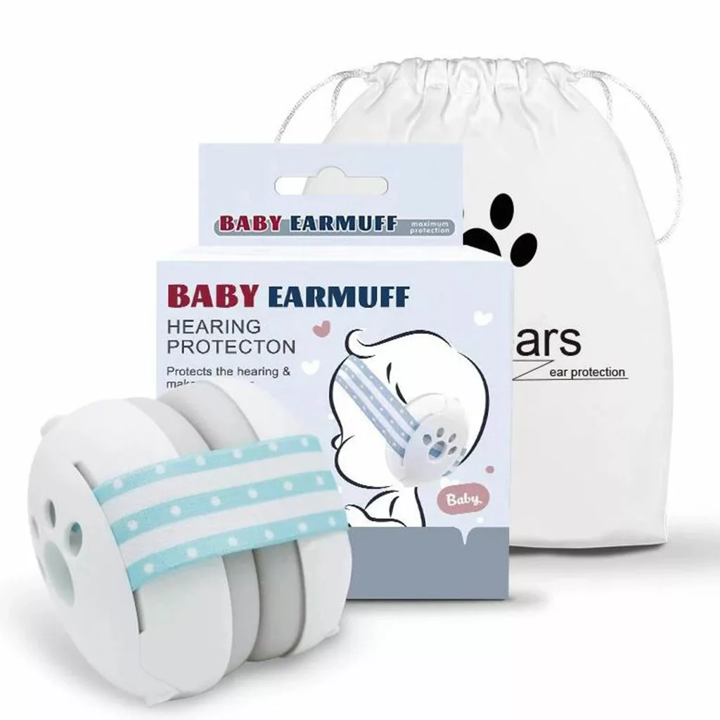 محافظ گوش نوزاد و کودک (Baby Earmuff) ضد صدا – استاندارد EN 352-1:2020 – SNR 25dB + کیف حمل (little ears)