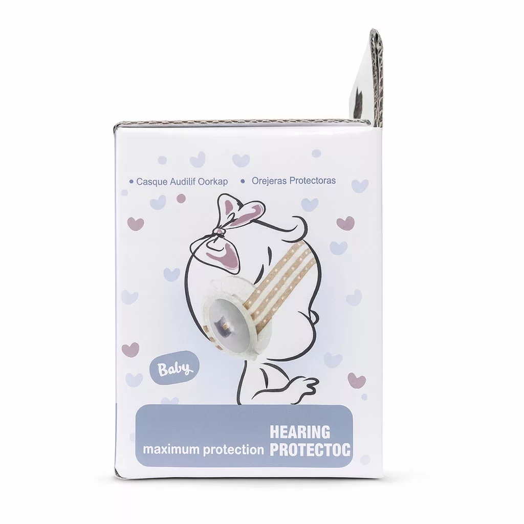 محافظ گوش نوزاد و کودک (Baby Earmuff) ضد صدا – استاندارد EN 352-1:2020 – SNR 25dB + کیف حمل (little ears)