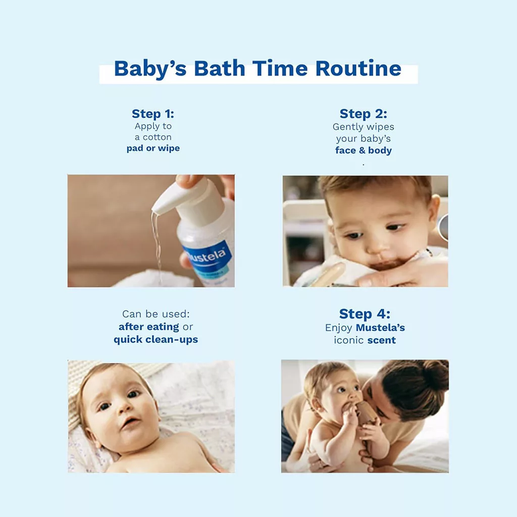 لوسیون بدون آبکشی ماستلا 98% ارگانیک آووکادو 200 میل Mustela No Rinse Cleansing Milk
